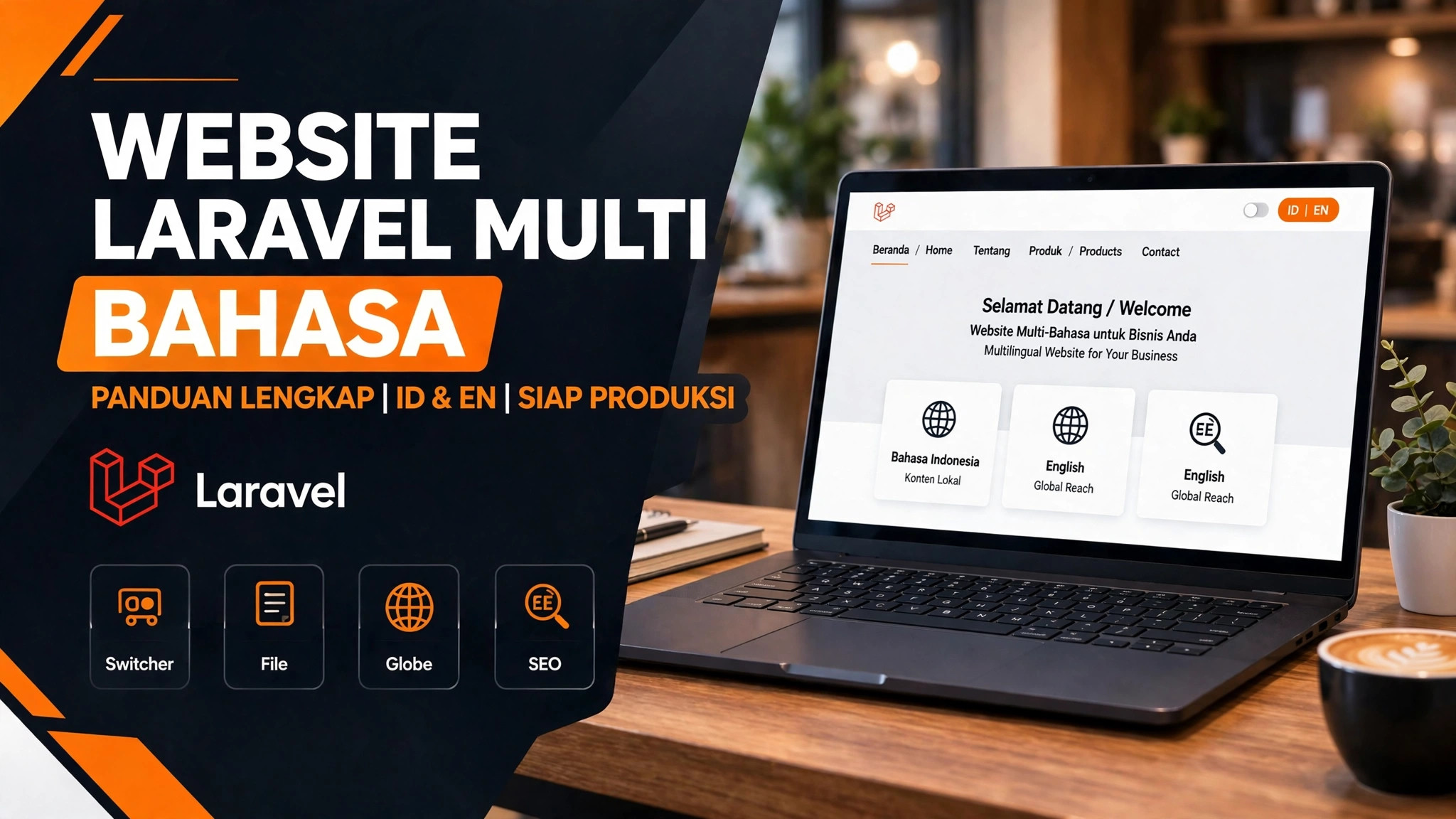 Cara Membuat Website Laravel Multi-bahasa (ID & EN): Panduan Lengkap 2026