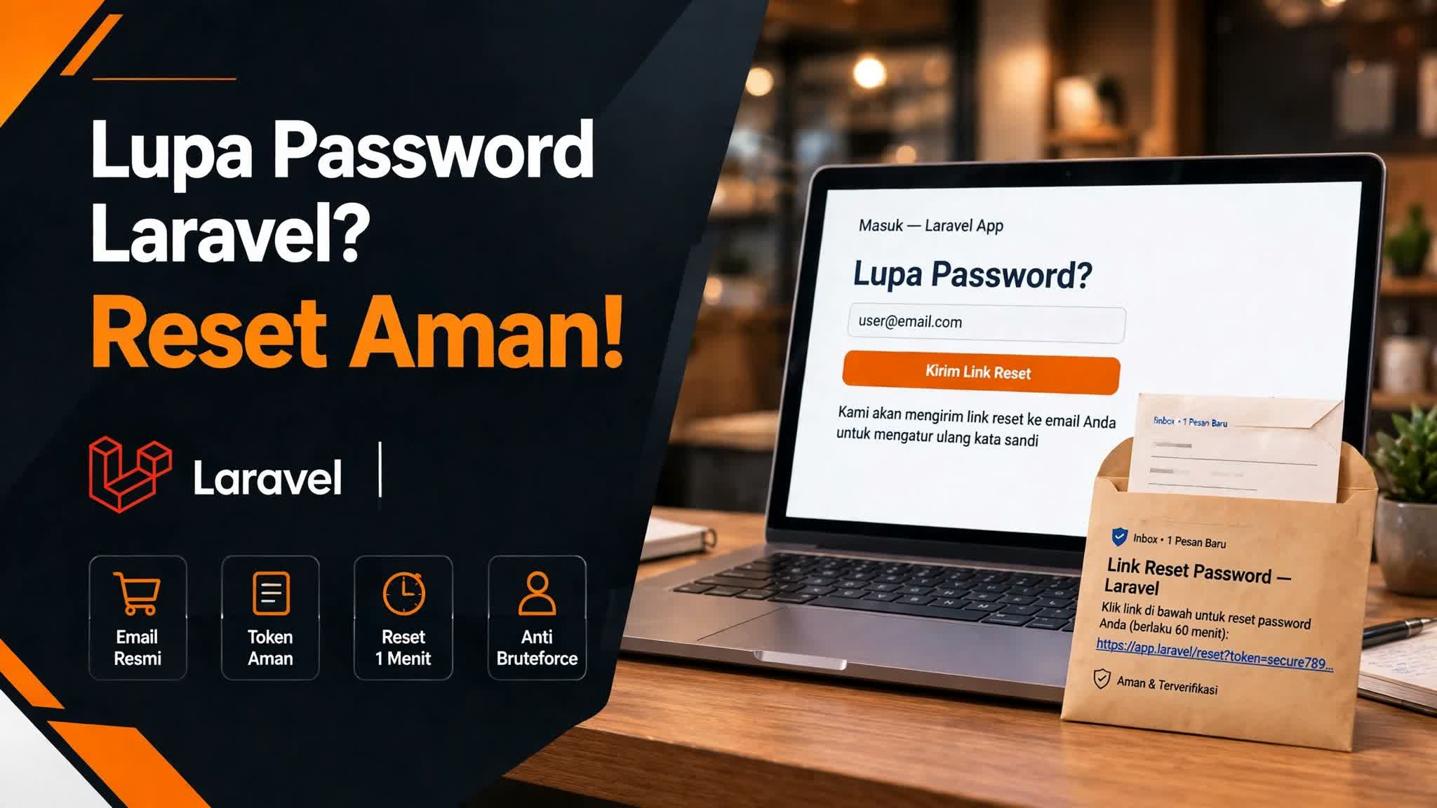 Cara Membuat Fitur Lupa Password di Laravel: Reset Password via Email yang Aman (Panduan 2026)