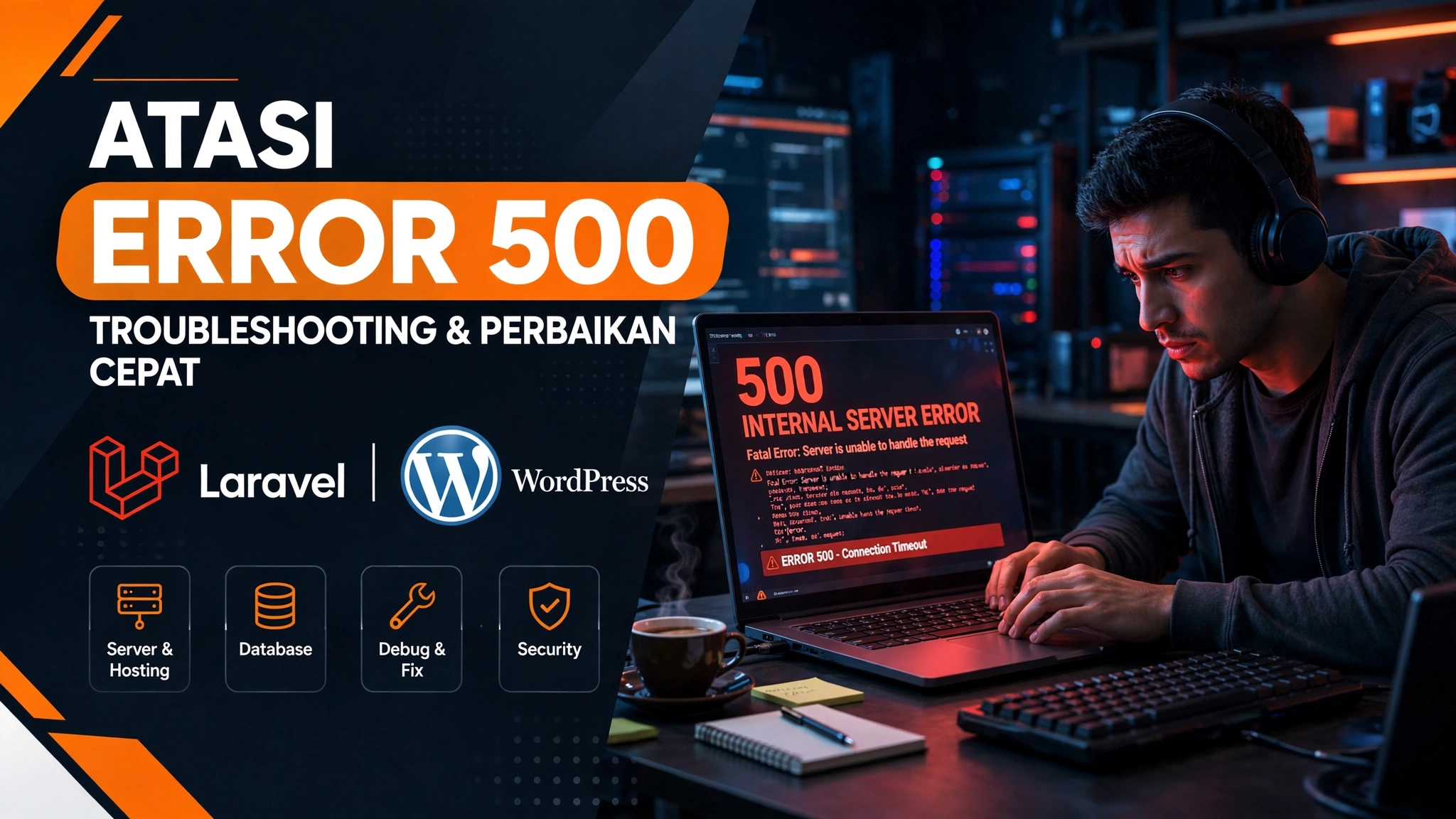 Cara Mengatasi Error 500 Setelah Upload Website ke Hosting (Checklist 10 Langkah 2026)