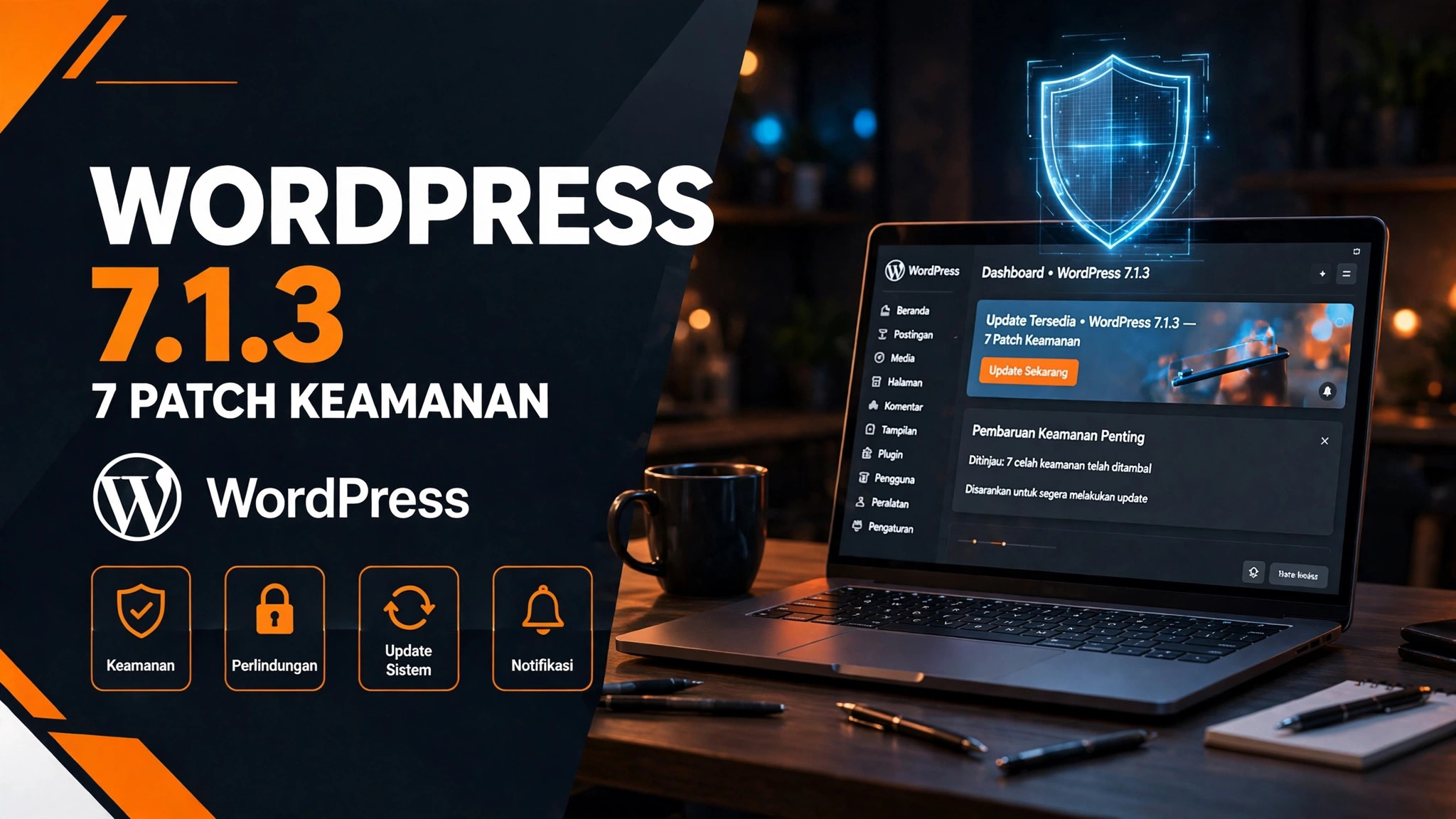 WordPress 7.1.3 Rilis 6 Oktober 2026: 7 Patch Keamanan — Dua Rilis Darurat dalam 2 Minggu